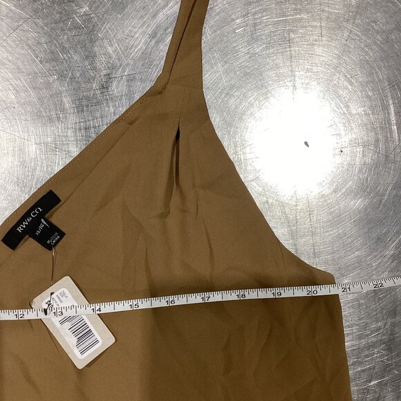 RW&CO. Camel Brown Spaghetti Strap Cami – Size XL/TG - Picture 4 of 4
